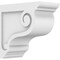 Ekena Millwork Standard Scroll Architectural Grade PVC Corbel, 5"W x 12"D x 12"H CORP05X12X12SCR - alternate 1